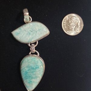 Amazonite pendant 💛